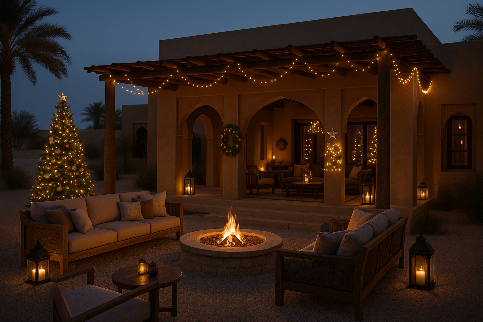 حجز الاستراحات لرأس السنة وأعياد الكريسماس في الإمارات: دليلك لعطلة فاخرة بأسعار ذكية