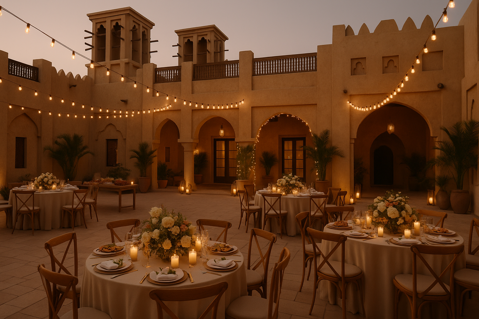 تجهيز المناسبات في الاستراحات: دليل التخطيط المثالي من A إلى Z