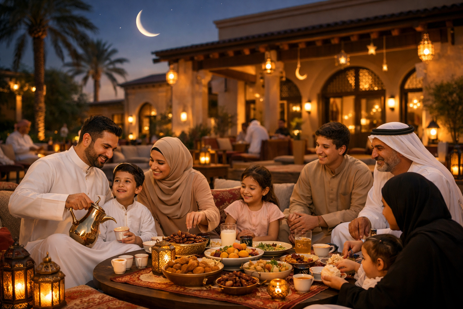 أنشطة رمضانية لا تُنسى داخل الاستراحات الفاخرة في الإمارات