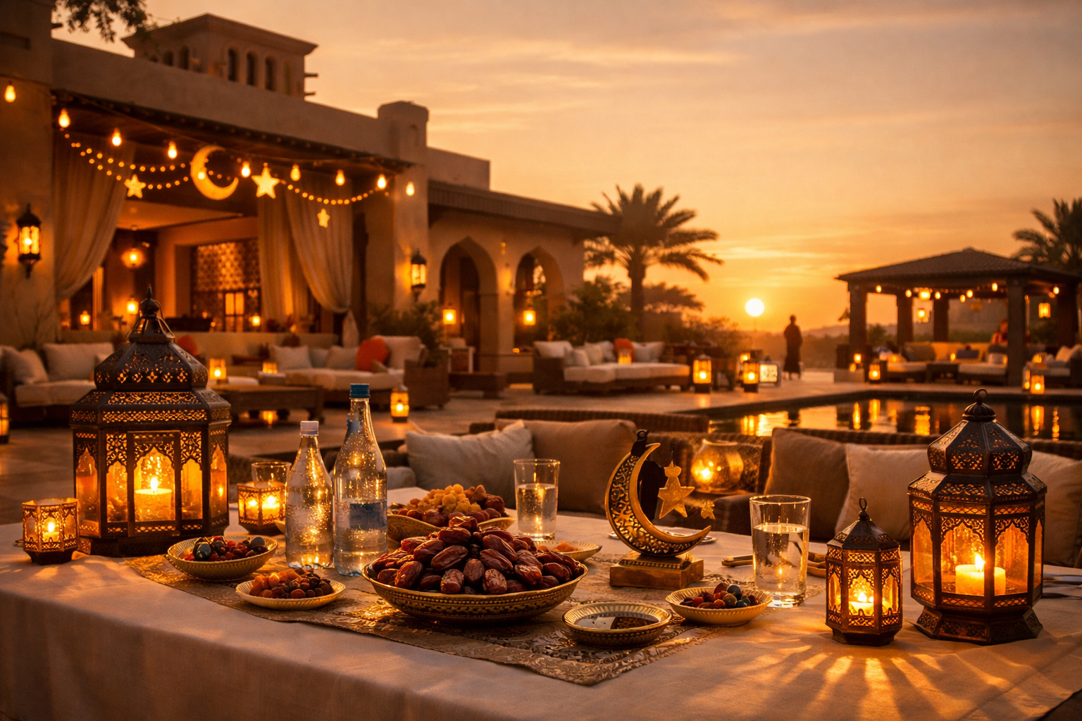 الأنشطة الرمضانية داخل الاستراحات الفاخرة: كيف تصنع تجربة رمضان استثنائية بعيدًا عن الزحام؟